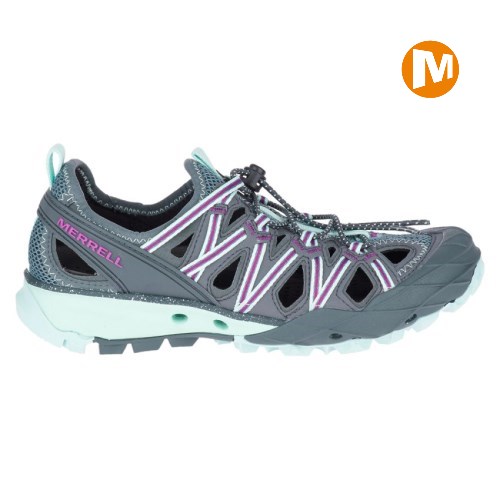 Merrell Choprock Sieve Womens Sandals Turquoise/Grey UK.BAFY